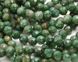Verdite Faceted Round 8mm
