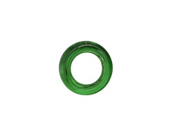 African Recycled Glass Emerald Dogon Mini Ring 10-14mm