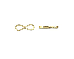 Zola Elements Antique Gold (plated) Figure Eight Connector 12x4mm