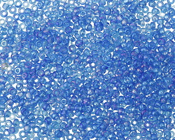 Rainbow Capri Blue Round 11/0 Seed Bead