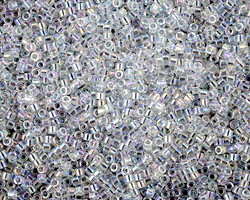 Miyuki Delica Transparent Pale Aqua AB (DB0083) 11/0 Seed Bead