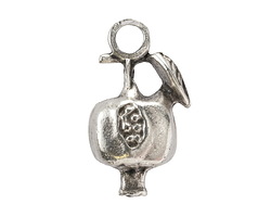 Mykonos Antique Silver (plated) Pomegranate Pendant 21x33mm