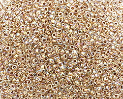 TOHO Rainbow Crystal (with Gold Lining) Round 11/0 Seed Bead