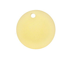 Desert Gold Beach-Style Glass Concave Coin 24mm
