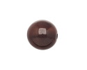 Tagua Nut Dark Brown Round 16mm