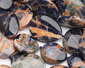 Orange Sodalite Flat Freeform Piece 28-35x20-27mm