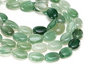 Blue Green Quartz Flat Oval 18x13mm