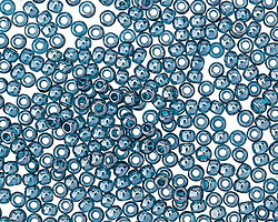 TOHO Transparent Lustered Teal Round 8/0 Seed Bead