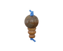 Picasso Jasper Round Guru Bead 10mm