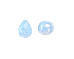 Unicorne Beads Glass Glacier Teardrop 9-10mm