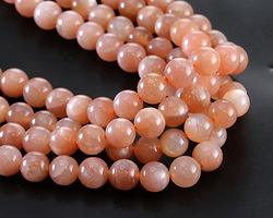 Peach Moonstone (light) Round 6mm