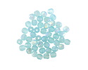 Czech Glass Matte Aquamarine AB Fire Polished Round 3mm