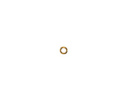 Waterproof 18K Gold PVD Plated Stainless Steel Jump Ring 3mm, 22 gauge