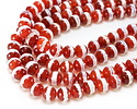 Tibetan (Dzi) Red Agate Banded Round 10mm