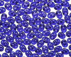 Cobalt SuperDuo 2x5mm Seed Bead