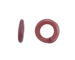 African Recycled Glass Violet Opal Dogon Mini Ring 10-14mm