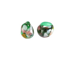 Unicorne Beads Glass Sea Turtle Teardrop 9-10mm