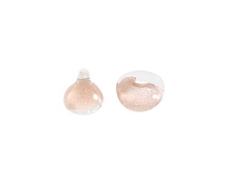 Unicorne Beads Glass Nude Pink Teardrop 9-10mm