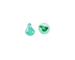 Unicorne Beads Glass Seafoam Blue Mini Teardrop 6-7mm