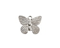 Nunn Design Antique Silver (plated) Butterfly Charm 18x15mm