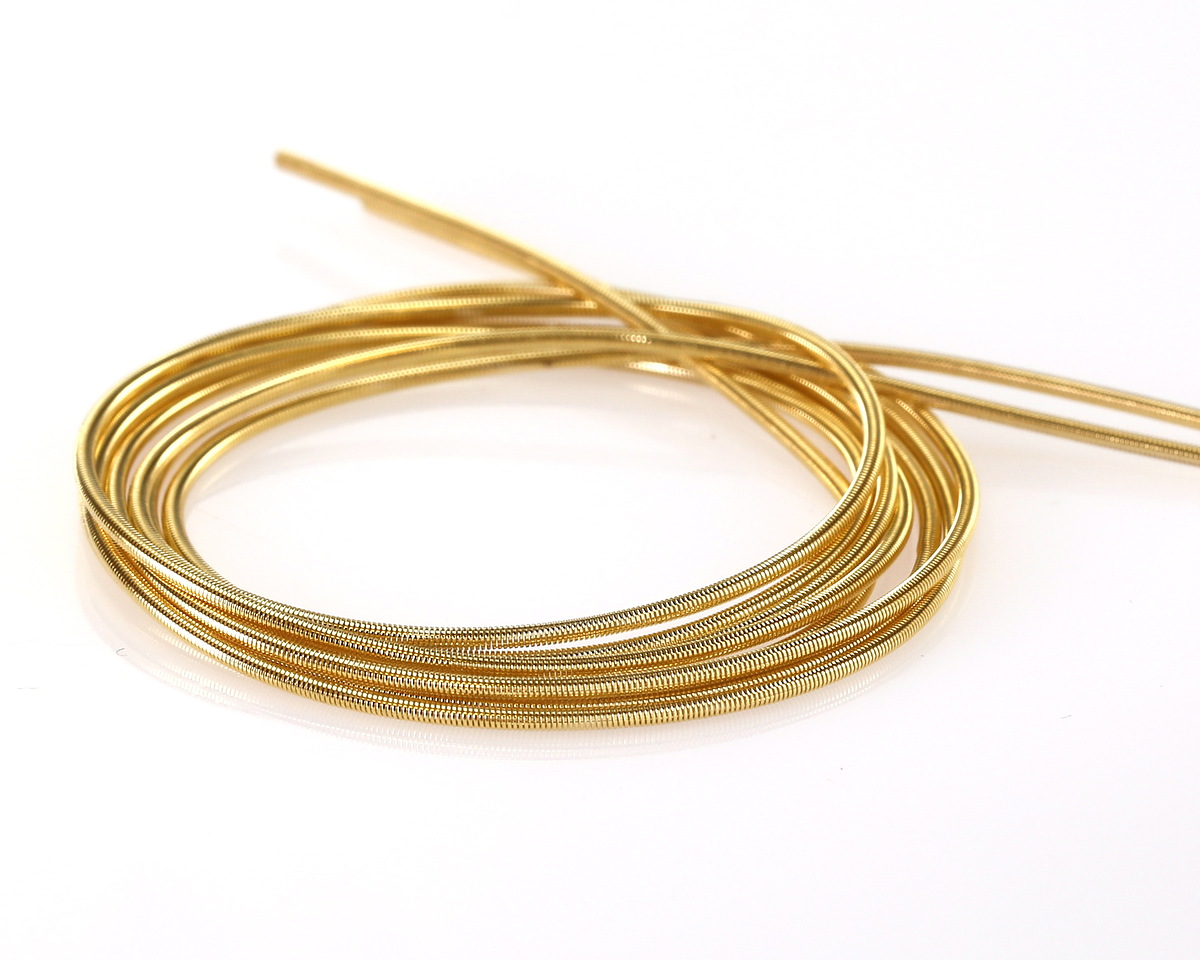 Beadalon Gold Color French Wire, 0.80mm, 1m/3.28ft