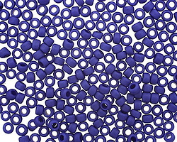 TOHO Opaque Frosted Navy Blue Round 8/0 Seed Bead