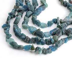 Pacific Blue Apatite Rough Nugget 6-12x6-10mm
