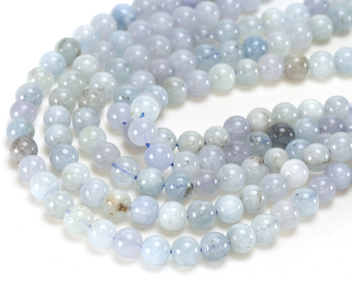 Aquamarine (multi-blue) Round 6mm