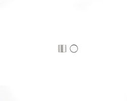 Silver (plated) Crimp Tube 3x3mm