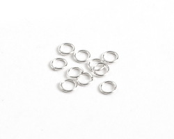Sterling Silver Round Jump Ring 6mm, 20 gauge