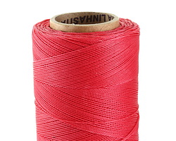 Linhasita Rose (545) Waxed Polyester Cord PE-1 0.35mm