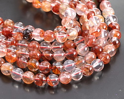 Red Hematoid Quartz (AA) Round 6mm