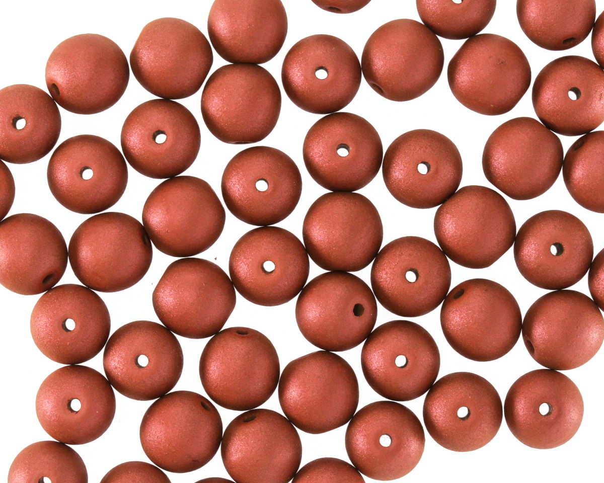 Czech Glass ColorTrends: Ember Sunset Round 6mm