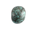 Mykonos Metalized Ceramic Copper Patina Rondelle 18x20mm