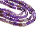 Amethyst Microfaceted Tube 7x10mm