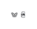 Antique Silver (plated) Butterfly Bead 6.5x8.5mm
