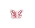 Light Amethyst Porcelain Butterfly 12x18mm