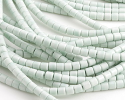 Sweet Mint Agate Tube 4x4mm