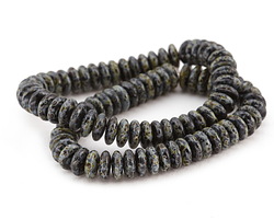 Czech Glass Dark Garden Spacer 2x6mm