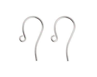 Silver (plated) French Earwire 13x22mm