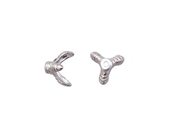 Amoracast Sterling Silver Dragon Claw Cap 7x8mm