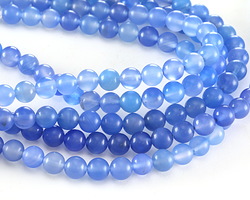 Arctic Sky Agate (matte) Round 8mm
