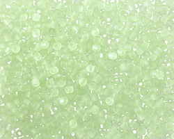 TOHO RE:Glass (Matte) Transparent Green Round 11/0 Seed Bead