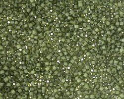 Miyuki Delica Matte Transparent Dark Olive (DB2404) 11/0 Seed Bead