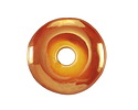 Mykonos Ceramic Iridescent Tangerine Large Saucer Disc 7x27mm