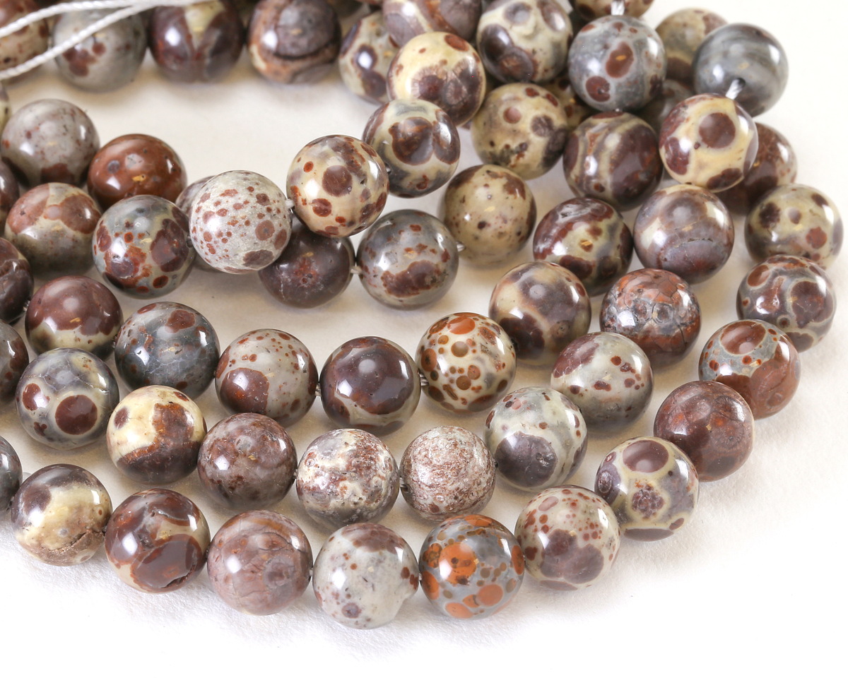 Orbicular Jasper Round 8mm