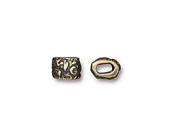 TierraCast Antique Brass (plated) Jardin Barrel 7x5mm