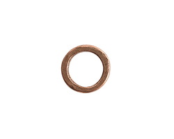 Nunn Design Antique Copper (plated) Small Hammered Circle 17.5mm