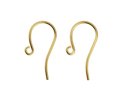 Gold (plated) French Earwire 13x22mm