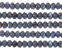 Czech Glass Violet AB w/ Bronze Fire Polished Rondelle 3x5mm